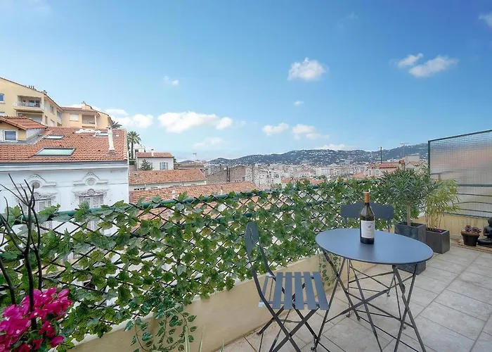 Lumineux Terrasse, Clemenceau-cannes Centre A0b192 Apartment