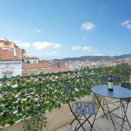 Lumineux Terrasse, Clémenceau-cannes Centre A0b192 Appartement